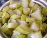 A picture of step 1 of Bottle Gourd Rolls.