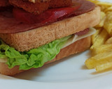 Foto del paso 1 de la receta: Sándwich de pollo de 2 pisos