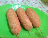 Foto langkah ke 9 dari resep Corndog Sosis dan mozarella.