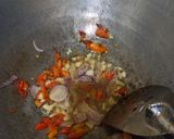 Foto langkah ke 3 dari resep Tumis Jantung Pisang Tempe.