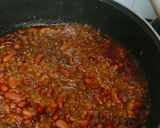 A picture of step 7 of Dal Makhani.