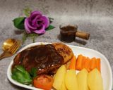 Foto langkah ke 6 dari resep Steak Tempe Saus Lada Hitam.