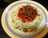 A picture of step 8 of Egyptian Koshari.