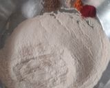 A picture of step 3 of Pumpkin Puree Masala Puri.