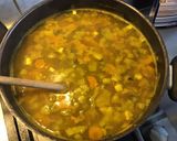 Une image de l'étape 7 de Potage carottes poivrons courgettes au curry et citron confit.