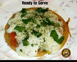 A picture of step 8 of Peri-Peri Corn Masala Gram Flour Pan Cake With & Without cheese.