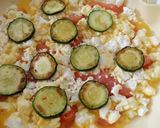 A picture of step 3 of Feta, smoked salmon and courgette pie.