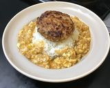 漢堡排滑蛋咖哩的食譜步驟4照片