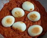 A picture of step 12 of Chettinad Egg Curry.