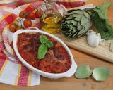 Foto del passaggio 8 della ricetta Parmigiana di carciofi