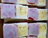A picture of step 5 of PizzaHamSliders with Boiled Egg Salad#TheBigFive#KidsMenu#Main.