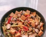 Hình bước làm 4 của món Đậu kho thập cẩm chay