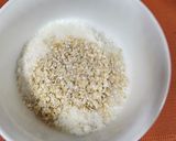 A picture of step 2 of Desiccated Coconut Choco Cups.