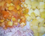 A picture of step 5 of Aloo Kaly Channy Chat.