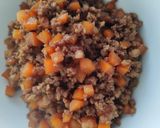 Foto langkah ke 3 dari resep Nasi Tim Daging Rice Cooker.