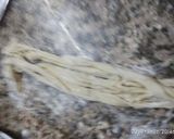 A picture of step 3 of Masala Lachha parantha.