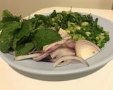 รูปขั้นตอนการทำที่ 1 ของ Spicy Herbs Milky Mushroom Salad
