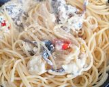 Foto del paso 5 de la receta: Spaghetti cremosos