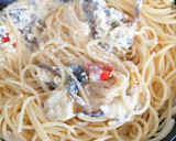 Foto del paso 5 de la receta: Spaghetti cremosos