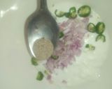 A picture of step 11 of Chicken biryani and raita.
