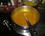 A picture of step 4 of Khatti meethi dal.