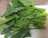 A picture of step 1 of Japanese Healthy Spinach.