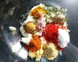 A picture of step 1 of Paneer Tikka.