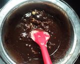 A picture of step 1 of Chocolate fudge cake.