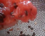 A picture of step 1 of Water melon juice.