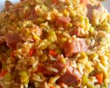 Foto del paso 4 de la receta: Guiso de arroz, arvejas y jamón crudo 👨‍🍳👨‍🍳