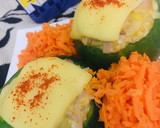 Foto del paso 10 de la receta: ZAPALLITOS RELLENOS (con su pulpa) 🤩😋🎊🥰🤗👏🫑🥬🌶🍆🍅🥔🥕🥦🥒🥑🤗🤩