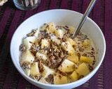 Foto del paso 3 de la receta: Desayuno saludable de cereales con manzana, coco y canela 🥣