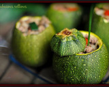 Foto del paso 3 de la receta: Calabacines luna rellenos