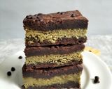 Foto langkah ke 9 dari resep Brownies Kunafa Pistachio.