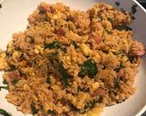 Foto langkah ke 4 dari resep Nasi Goreng Sosis.