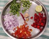 स्ट्रॉबेरी सालसा (Strawberry salsa recipe in Hindi) रेसिपी चरण 1 फोटो