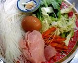 A picture of step 1 of Pad See Ew with Chicken and Thin Rice Noodles.
