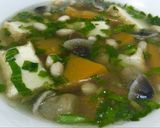 Hình bước làm 4 của món Canh bí rợ chay