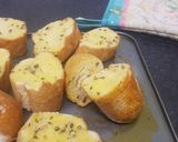 A picture of step 2 of Garlic butter and herbs,baguetes.