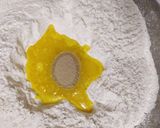 A picture of step 2 of Fruity Easter bread.