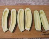 Túróval 🧀 töltött cukkini 🥒 recept fázis 1 fotója