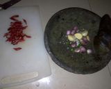 Foto langkah ke 3 dari resep Kangkung tumis santan teri.