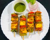 अजवाइनी तवा पनीर टिक्का (Ajwain tawa paneer tikka recipe in Hindi) रेसिपी चरण 6 फोटो
