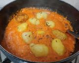 A picture of step 4 of Kashmiri Dum Aloo.