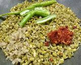 अंकुरित मूंग की सब्जी (Ankurit Moong ki sabzi recipe in Hindi) रेसिपी चरण 3 फोटो