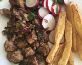 Foto del paso 2 de la receta: Mollejas Crocantes con Puerros y Verdeo