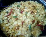 A picture of step 3 of Crunchy Poha.