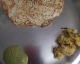 A picture of step 4 of Vrat(varai/samak ke flour) ka dosa.