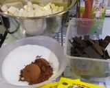 Foto langkah ke 1 dari resep Pudding brownies.