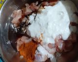 A picture of step 1 of BBQ Skewers Biryani.